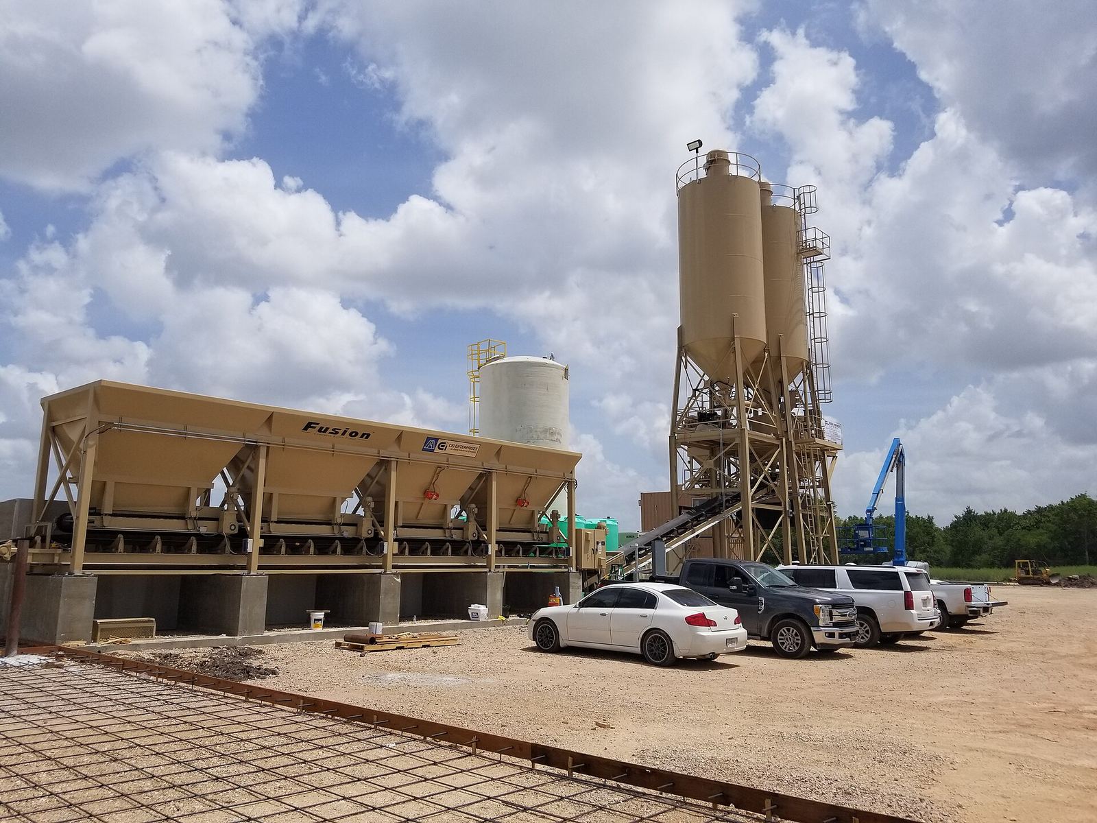 Quality project for concrete batching plant panels