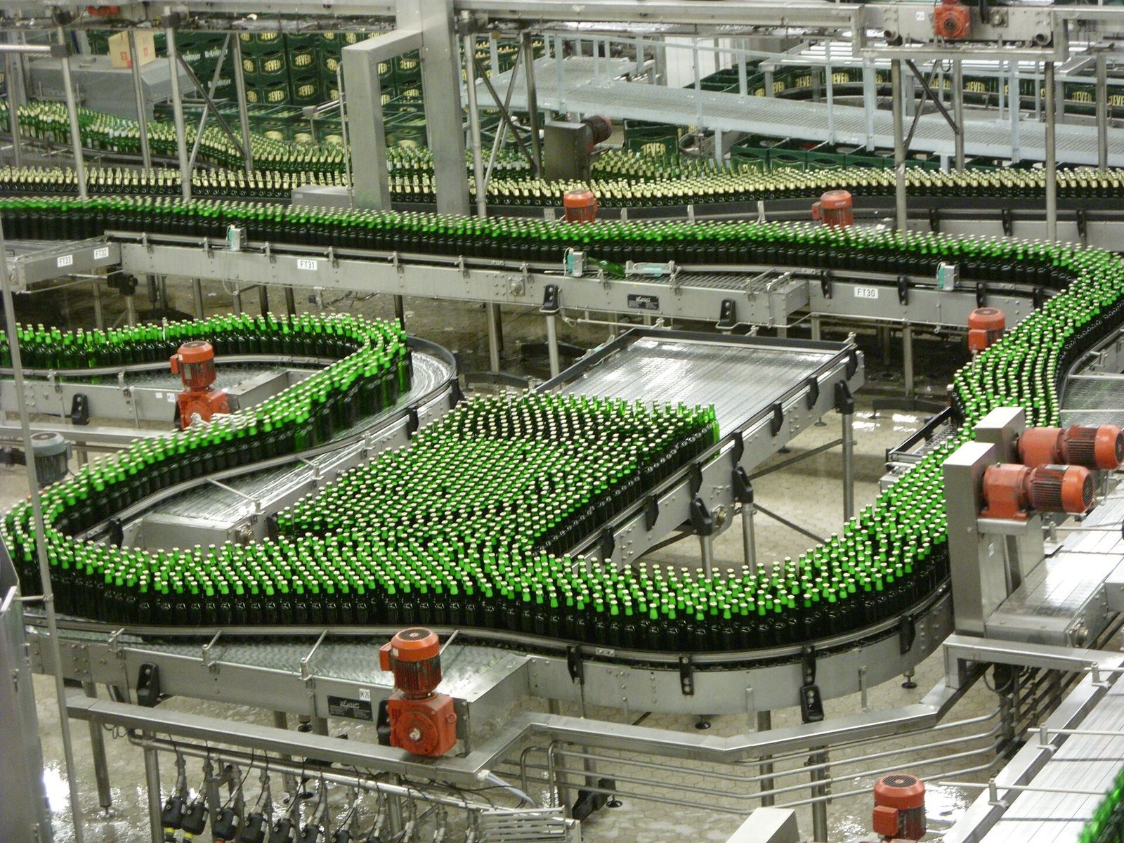 PLC and safety migration for a bottling line