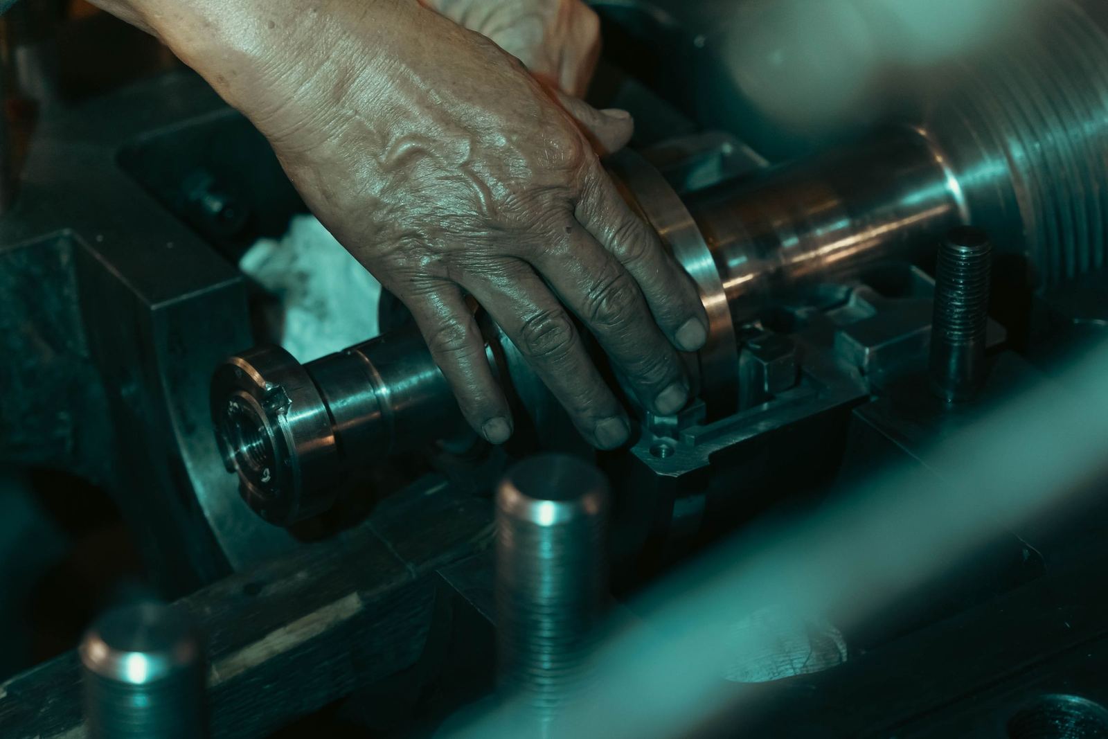Machinery in production — the working life we plan for.
