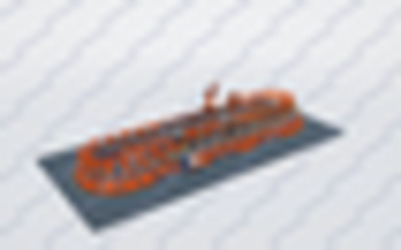 Polyurethane Oval Line — 36 Cassettes — blurred preview, opened after an NDA request