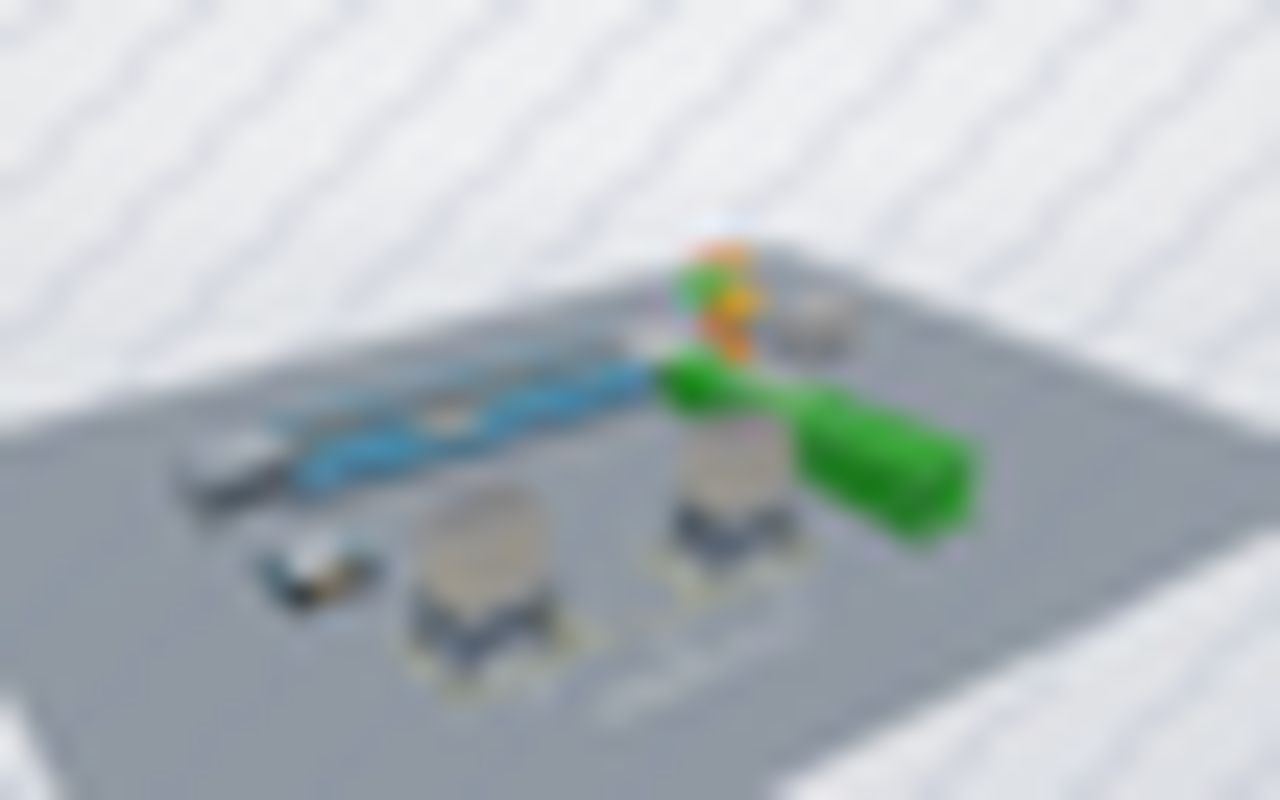 POY Robot Project — Bobbin Palletizing — blurred preview, opened after an NDA request